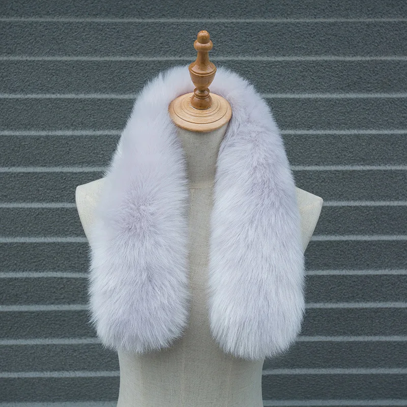 

Winter New Style Scarf Imitation Fur Fox Fur Scarf WOMEN'S Plush Thick Bandana Winter Versatile Rectangular Scarf