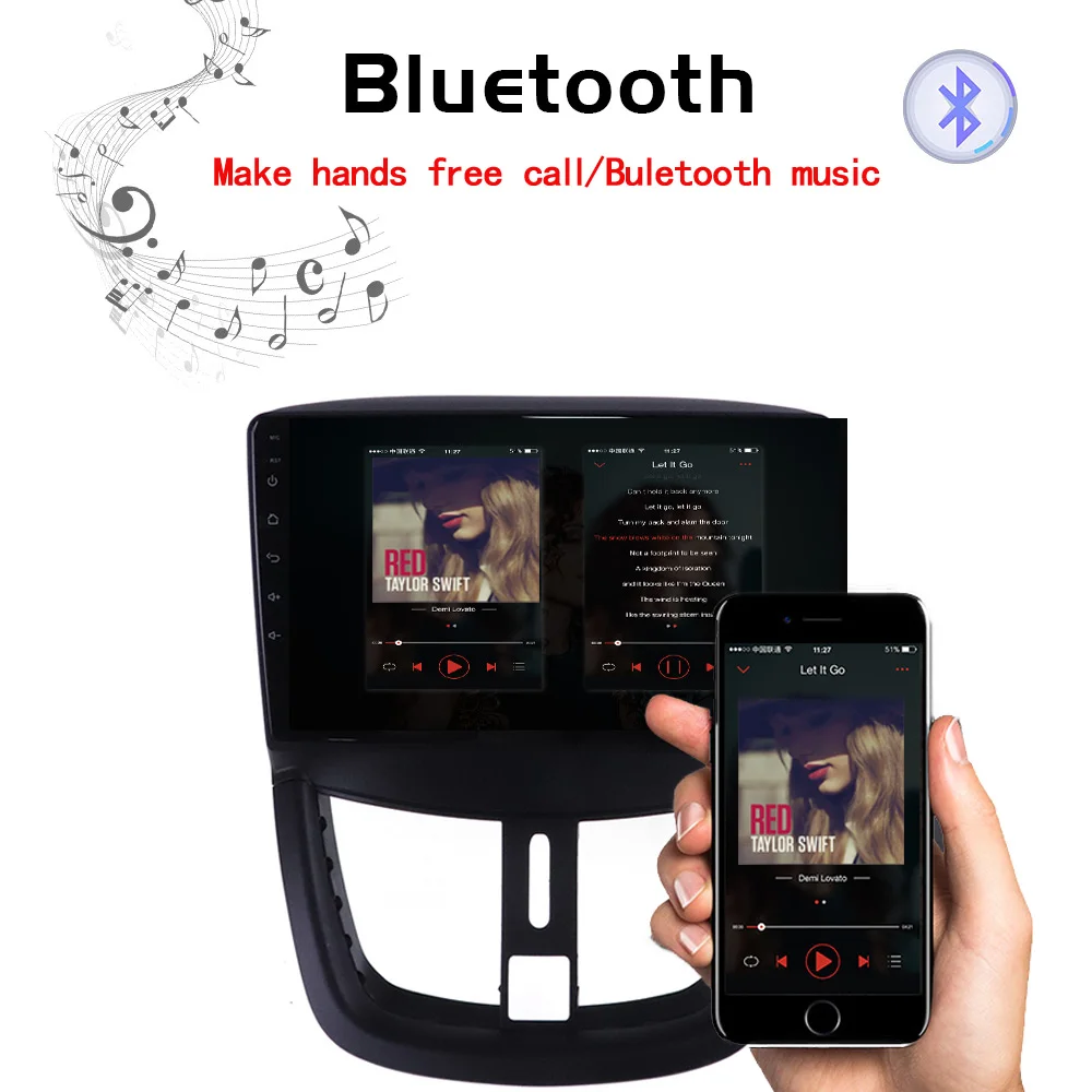 

4G 64G For PEUGEOT 207 2006 - 2015 Car Android Radio Stereo GPS Multimedia Video Player Navigation Carplay No 2Din DVD Head Unit