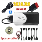 Новое поступление, VCI 2018.R0 2017.R3 Vd Ds150e Cdp с Bluetooth Vd Tcs CDP для Delphis Obd2, стандартные инструменты для сканирования грузовиков