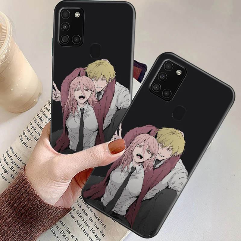 

Chainsaw Man Anime Phone Case For Samsung Galaxy A32 4G Pochita Makima Hayakawa Aki Pahwa Back Cover Soft TPU Funda Coque Cases