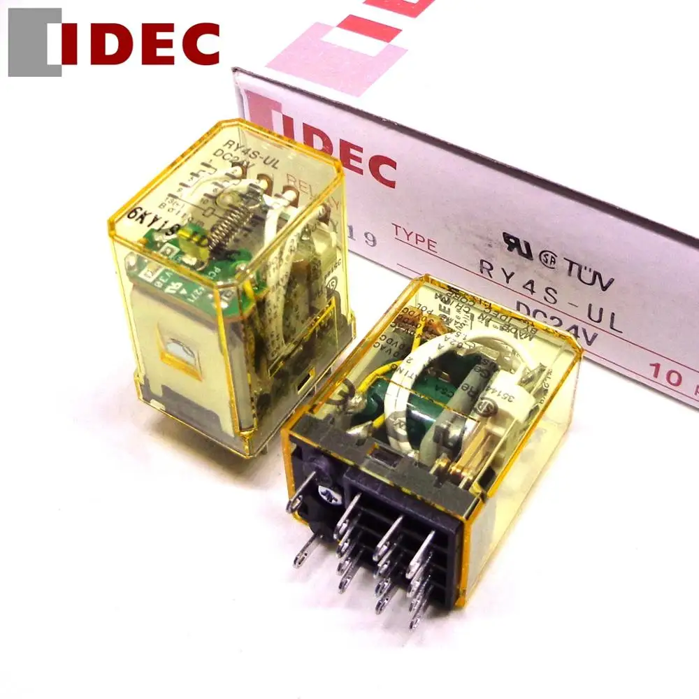 10 шт./коркор. IDEC реле Φ 24 В постоянного тока 14pin 4CO совершенно новое и оригинальное