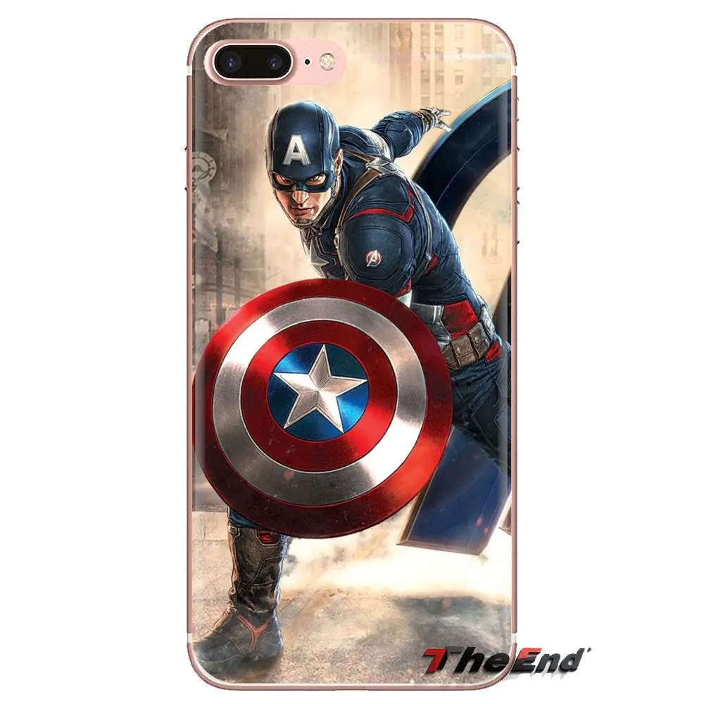 Прозрачный мягкий чехол для iPod Touch Apple iPhone 4 4s 5 5S SE 5C 6 6S 7 8 X XR XS Plus MAX Marvel логотип
