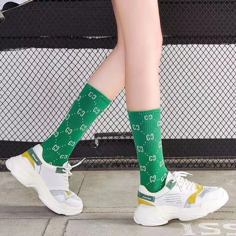 

Fashion Novel And Interesting Women Socks 2021 New Female Trend Colorfuls Letter Sock Hip-hop Skateboard Street Harajuku Socks