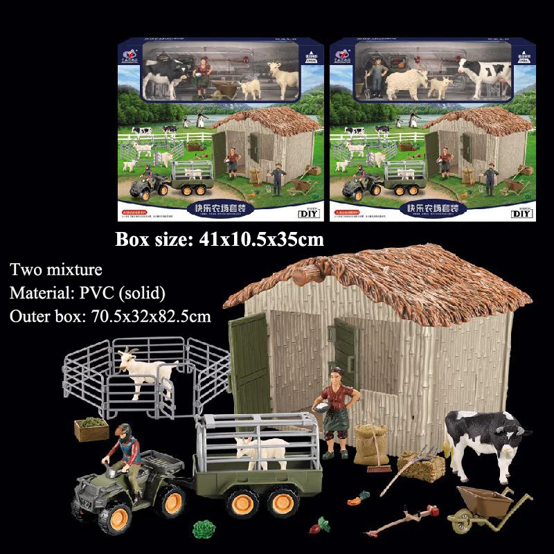 Мини-фигурка зоопарка с животными в мире экшн-фигурка детская игра домашние