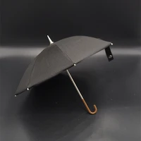 16 scale black umbrellas big large long handle gothic classical windproof tower rain umbrella for 12 action figure body model