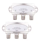 2x1 DiSEqC Премиум широкополосный коммутатор 24x1w FTA спутниковая тарелка FTA x2шт