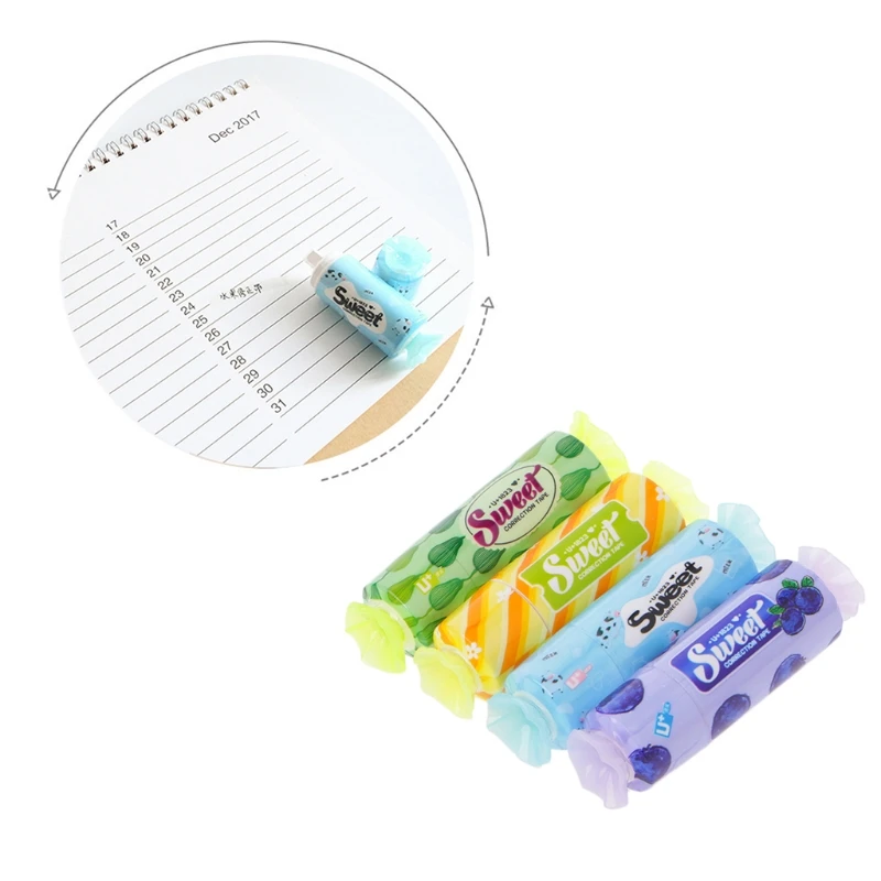 

5m Candy Correction Tape White Out Roller Tool School Office Stationery XXUC