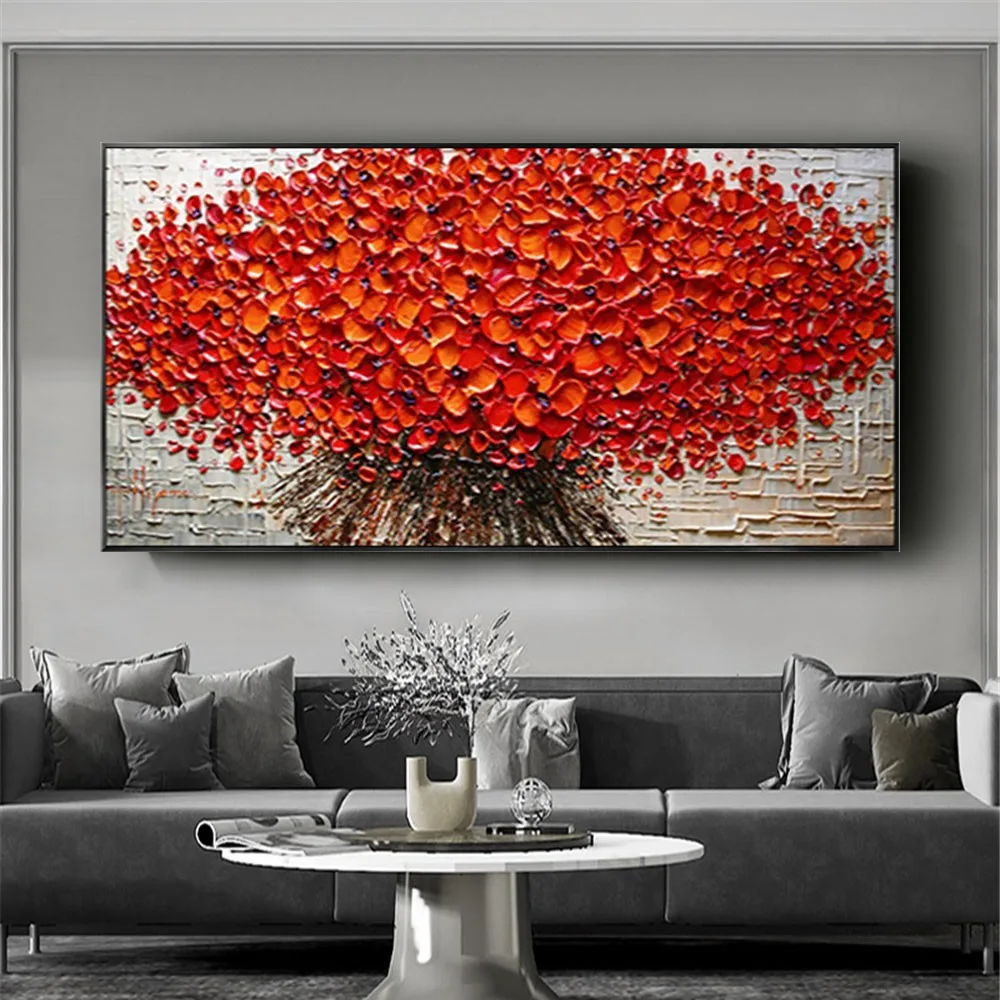 

Hand painted canvas oil paintings modern wedding decor oil Painting Wall art Pictures home Decoration for living room on Canvans