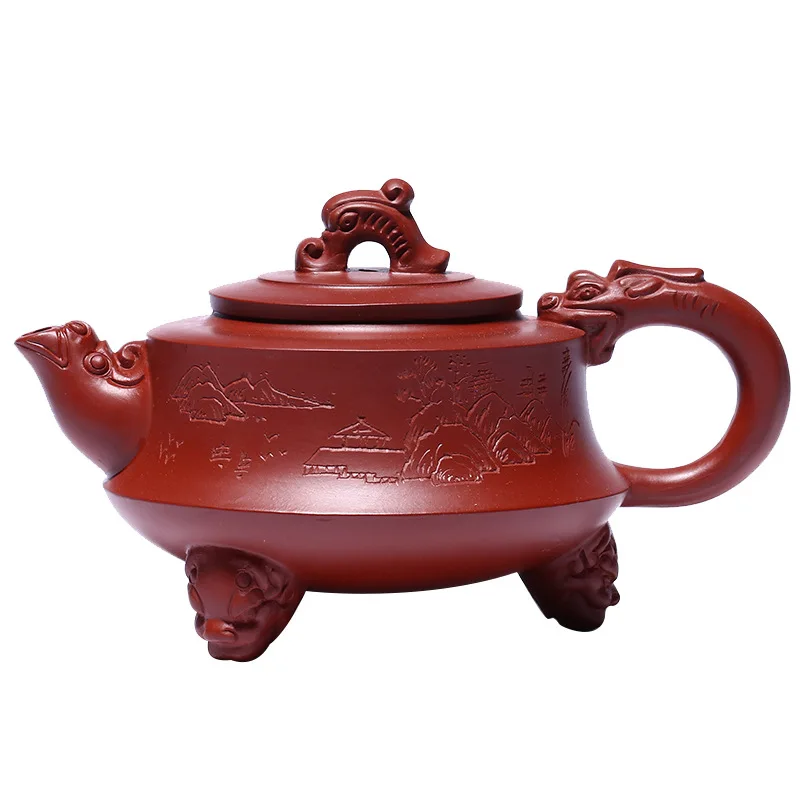 

Yixing purple clay pot famous handmade teapot