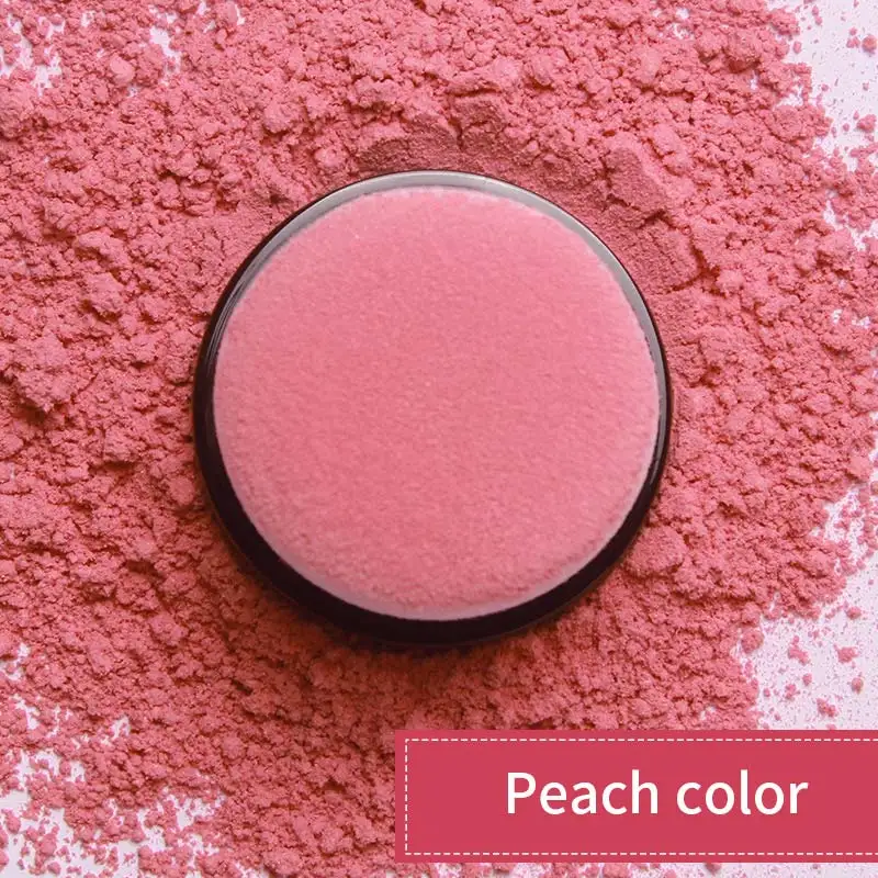 

Peach Red Soft Face Blusher Powder Cheek Rouge Nourishing Nude Brightening Complexion Repair Makeup
