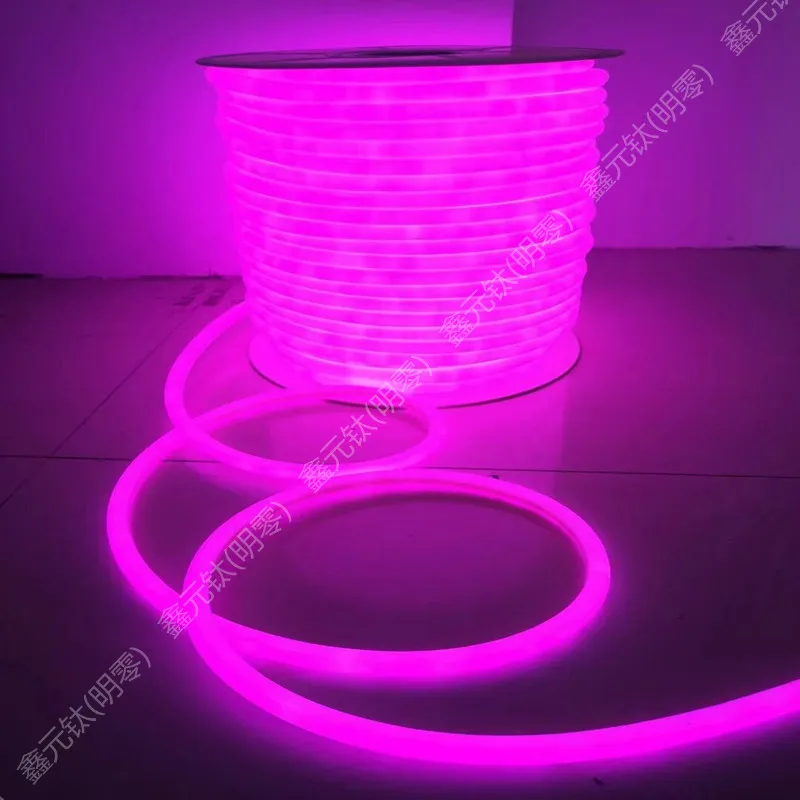 

circular tube LED strip round tube 220V-240V highlight 360 degrees light white red yellow blue green warm white pink ice blue