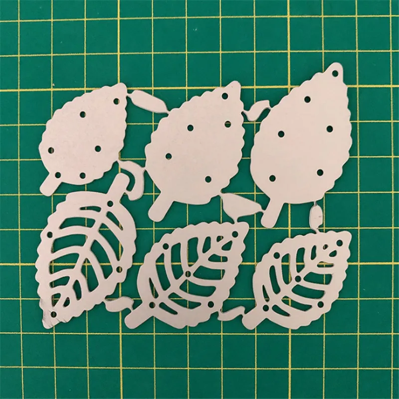 

6PCS/lot leaf Metal Cutting Dies Stencil Die Cut Scrapbooking Craft Stamps