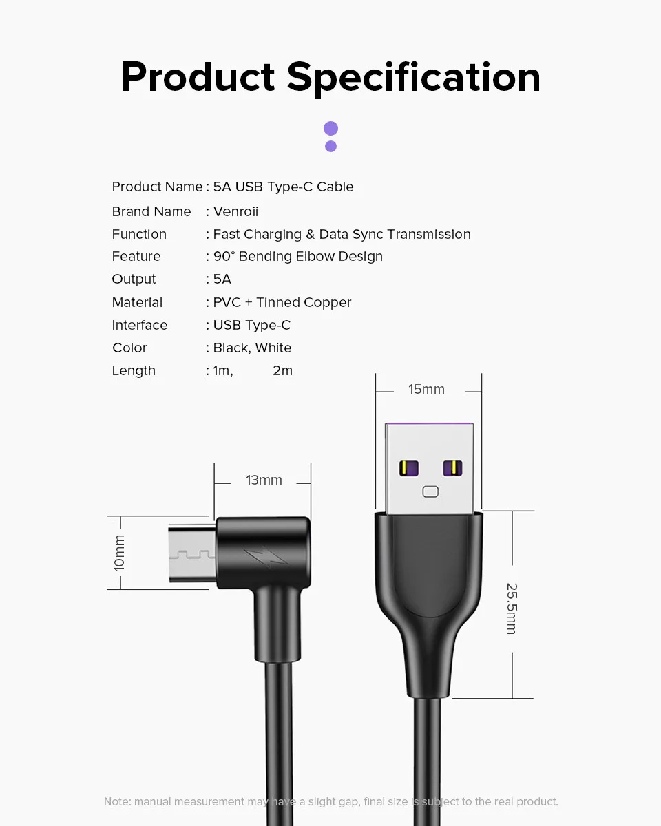 5А Быстрый usb type C кабель для huawei P30 mate 20 Pro Supercharge QC 3,0 USB C провод для быстрой зарядки кабель type-C для samsung S10