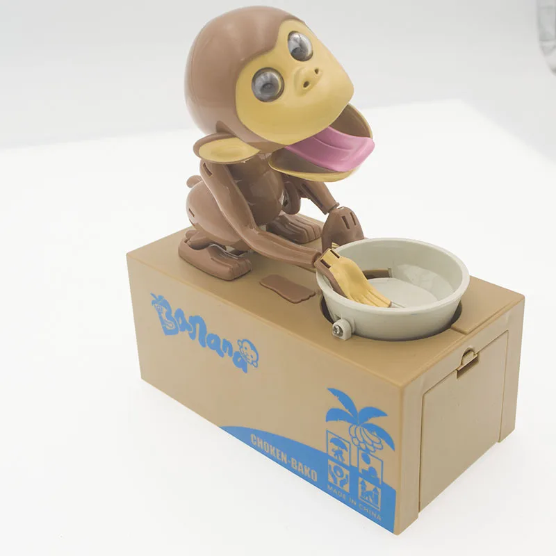 Новое поступление Милая модель обезьяны коробка для хранения денег банка монет