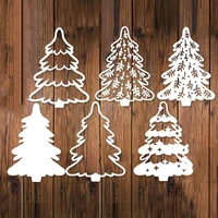 metal cutting dies christmas tree cut die mold christmas decoration dies punch scrapbook blade knife craft stencils mould p s9t9