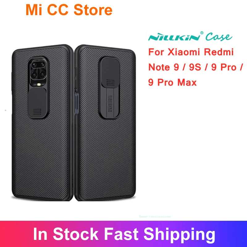 Для Xiaomi Redmi Note 9s 9 Pro Max чехол 6 69 ''nillkin CamShield слайд задняя крышка защищает камеры