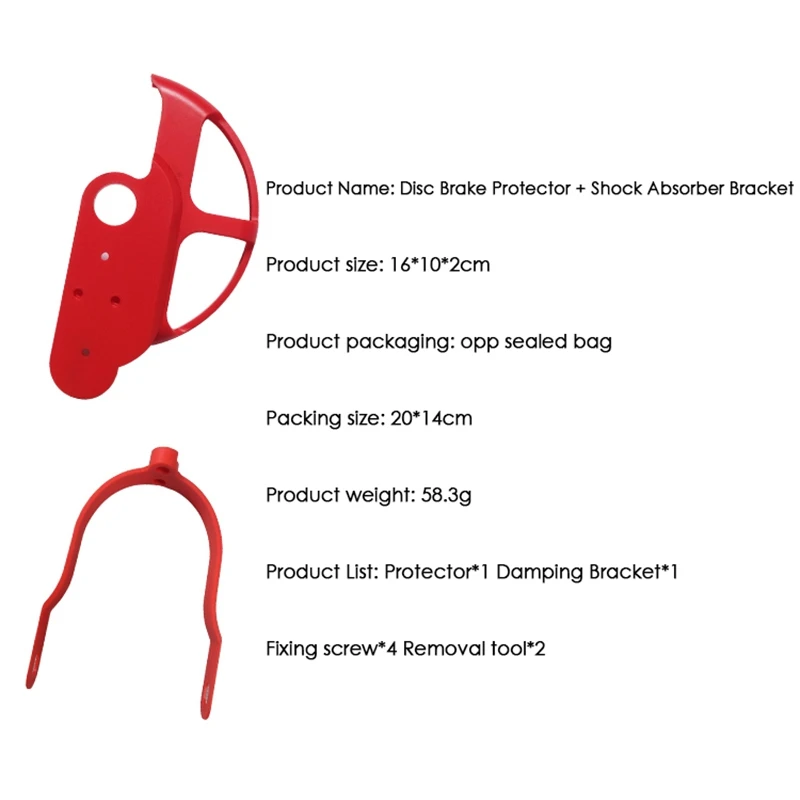 

Protective Brake Disc Guard Fenders Mudguard Bracket for Xiaomi M365 Pro/1S Electric Scooter Accessories