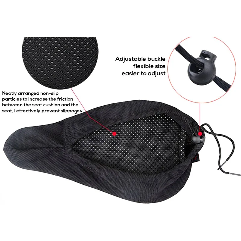 Подушка для велосипедного сиденья толстая губчатая накладка на седло езды