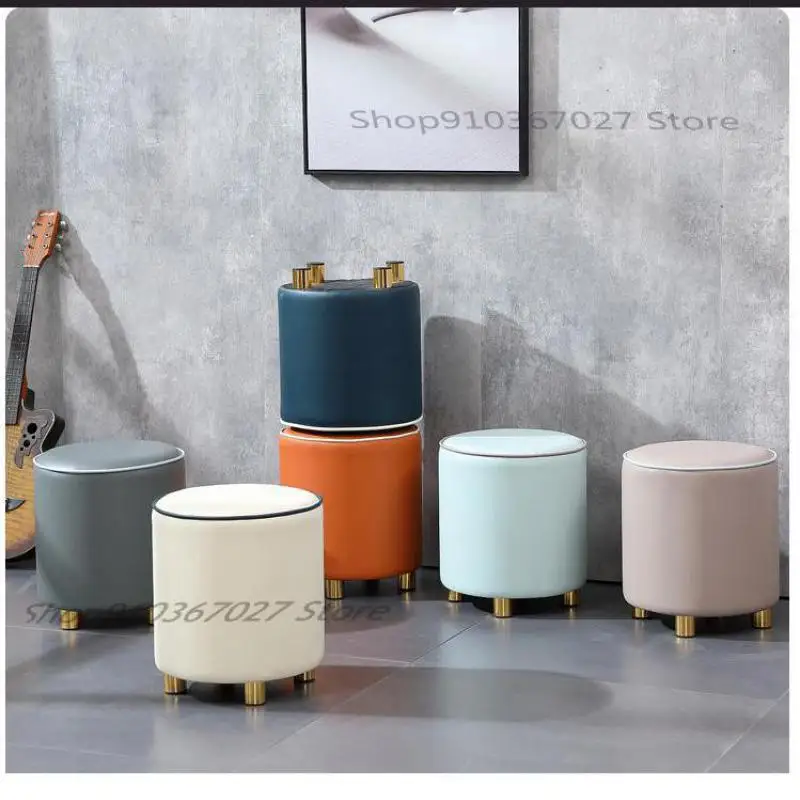 Роскошный кожаный стул Pier для гостиной бытовой круглый модный комнаты |