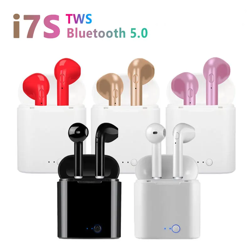 I7s tws беспроводные bluetooth наушники redmi airdots наушники-вкладыши pods игровая гарнитура беспроводные наушники Bluetooth для apple xiaomi