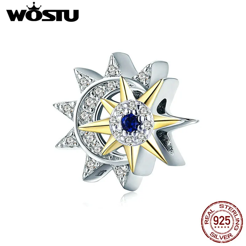 

Бусина-Шарм для браслета, из серебра 100% пробы, с цирконием