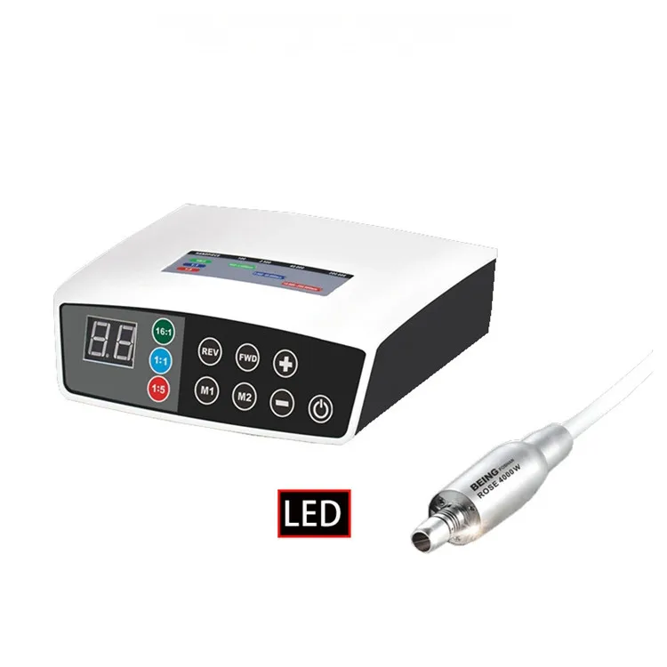 

Aifan tooth Fiber Optic LED tooth Electric Motor With 1:5 Red Increasing Contra Angle