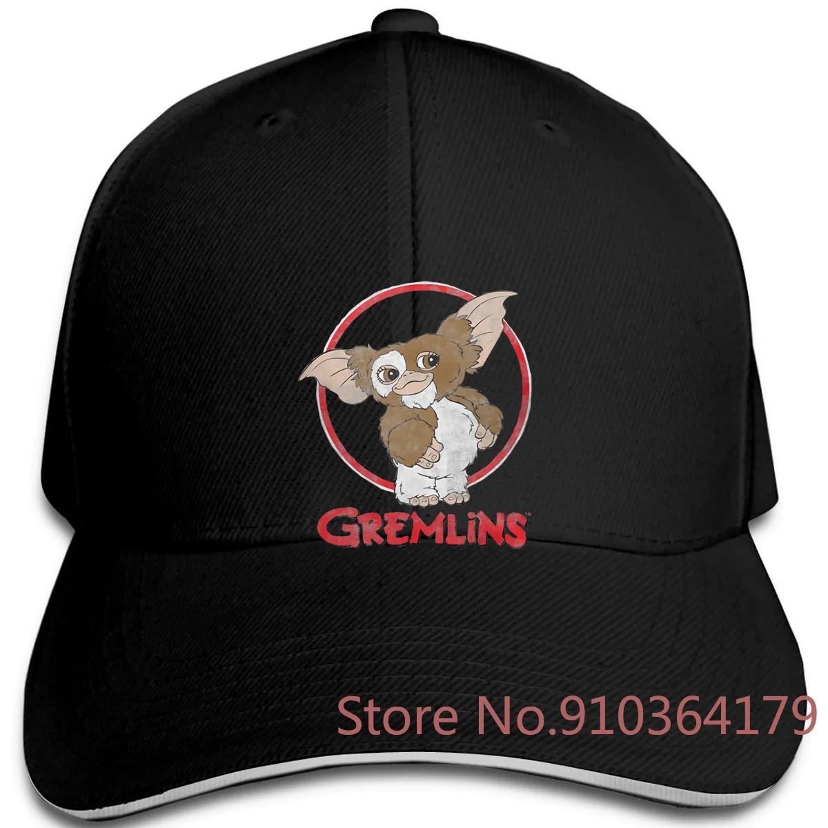 Gremlins Gizmo Official Sci-fi Movie Poster Classsic Grey Cartoon Print adjustable caps Baseball Cap Men Women | Аксессуары для