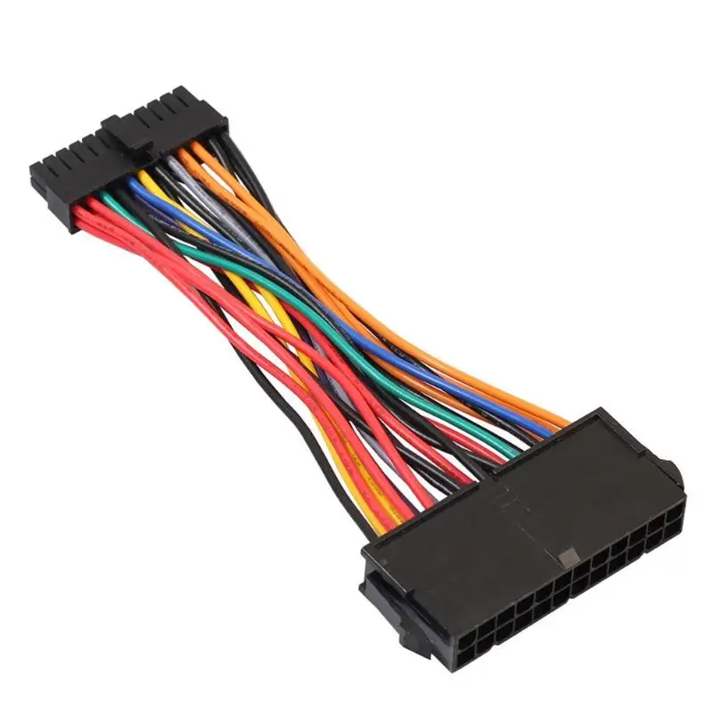 

1pc 24Pin Female To Mini 24P Male Internal Power Adapter Converter Cable Wire for DELL 780 980 760 960 PC Match Common ATX PSU