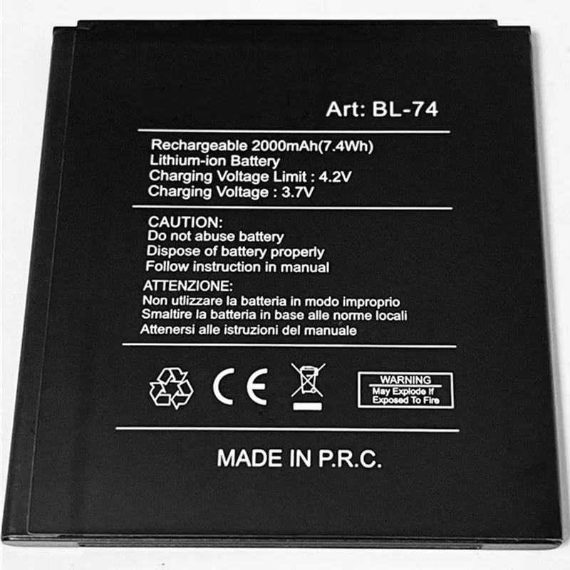 3 7 V 2000 мА/ч арт: BL 74 для NGM Harley Davidson Батарея|2000mah 3.7v|battery forbattery 2000mah |