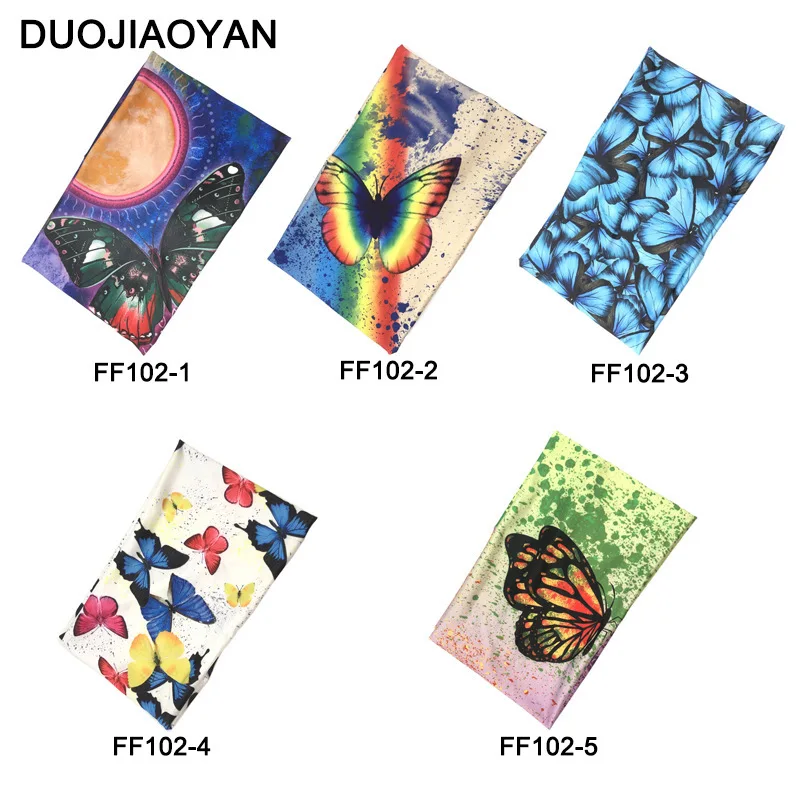 

The United States Cross-border New Elastic Color Butterfly Ms Sport Headband Absorbent With Wide Tire Wholesale Spot