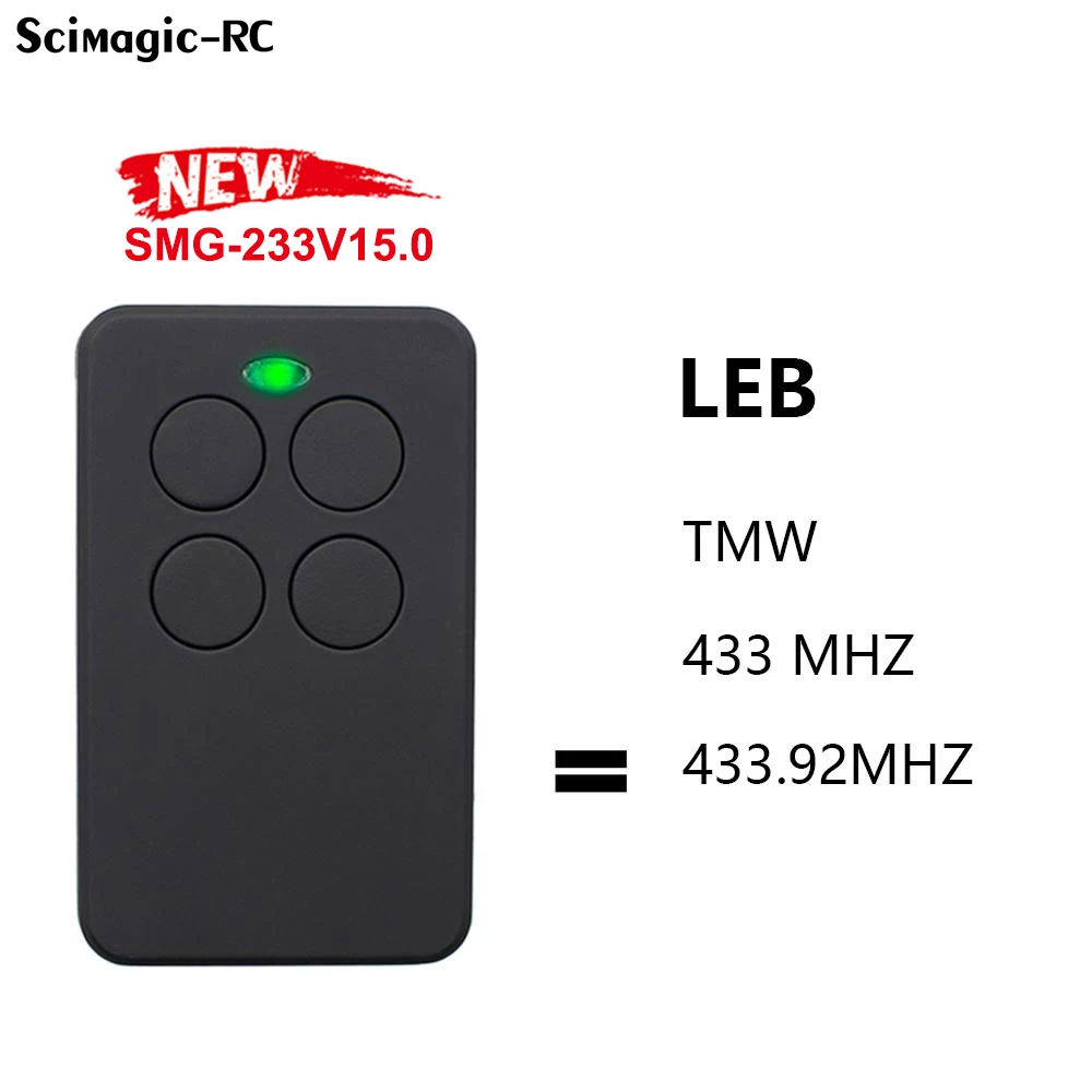 Gate Garage Door 433mhz lLEB TMW Remote Control Compatible LEB Remotes | Безопасность и защита
