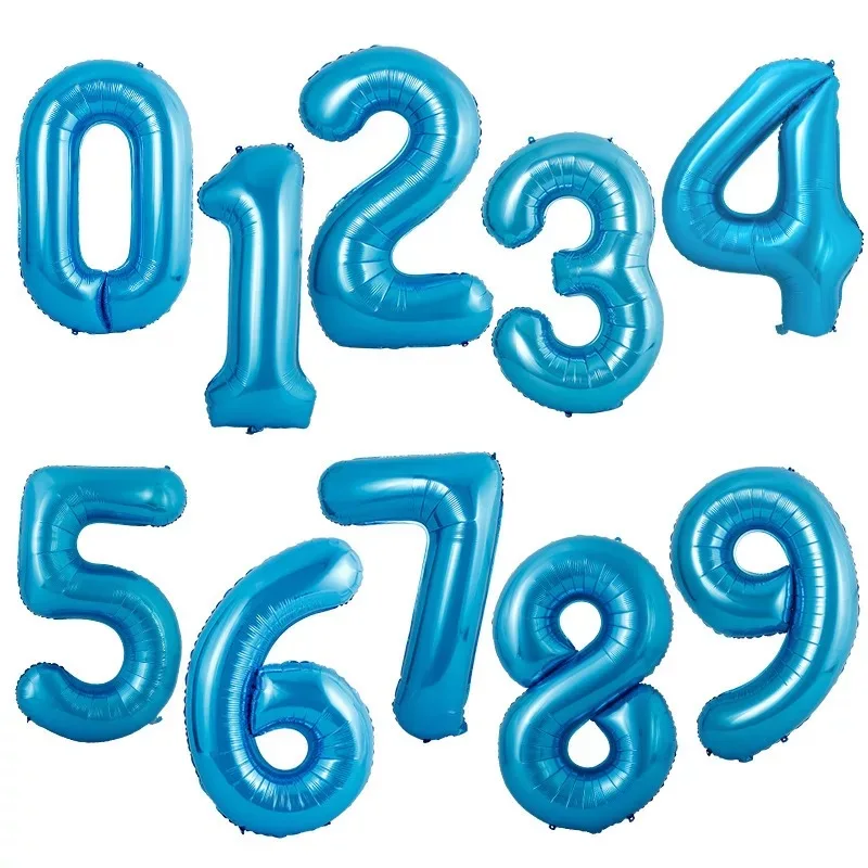 

Wedding Decoration 40inch Gradient Rose Red Gold Silver Big Number Foil Balloons 0 1 2 3 4 5 6 7 8 9 18 years Old Birthday