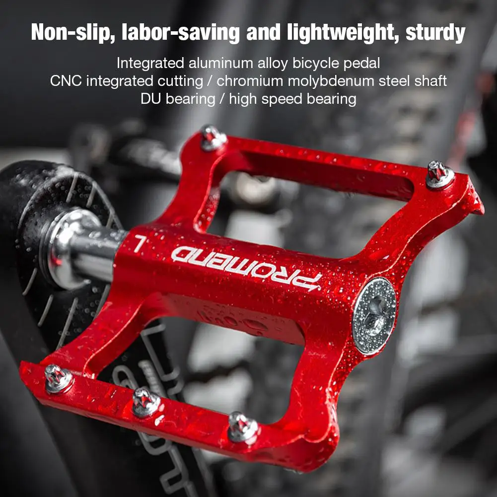 

Mountain Bike Pedal Non-Slip Bicycle Platform Flat Pedals Aluminum Alloy For Road Mountaion Folding Bike Road Bike Bicycle Parts