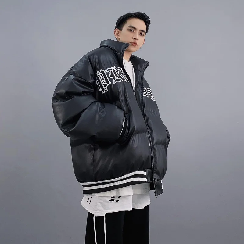 Winter New Thick Warm Bread Coat Cotton Coat for Men and Women Loose Baseball Uniform Trend Jacket  Winter Coat