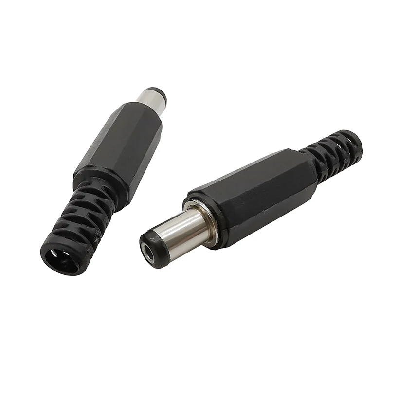 Пластиковые штекерные вилки и DC-022 5 5x2 1 мм 5/10 пар