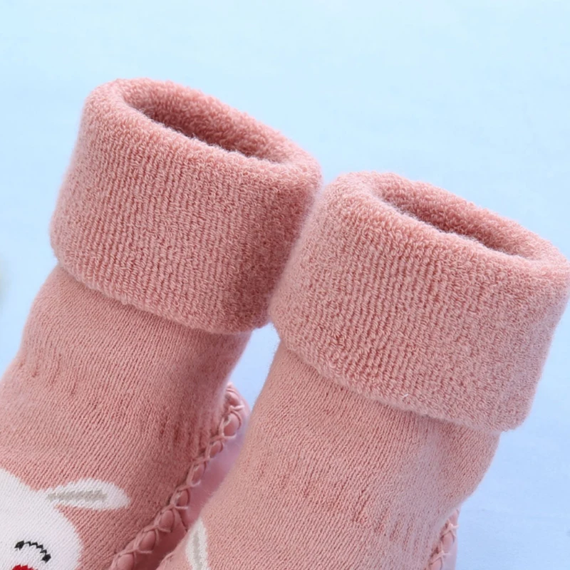 baby sock shoes with rubber soles baby socks anti slip slipper for baby girl toddlers boy socks terry warm floor socks winter