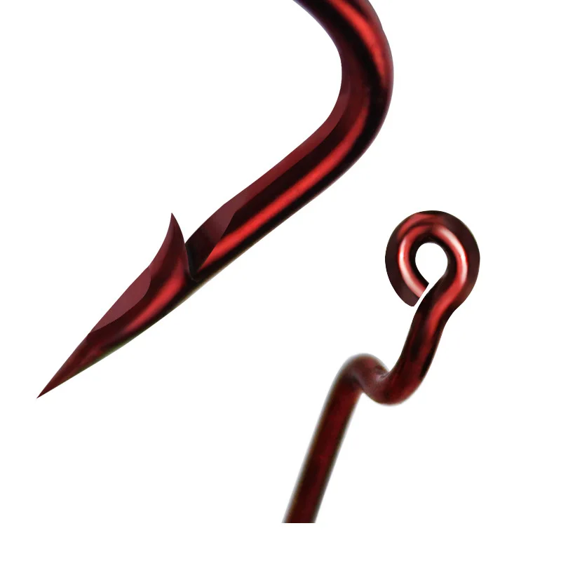 30 шт./лот острые рыболовные крючки Зажимная головка кривошипный крючок бас