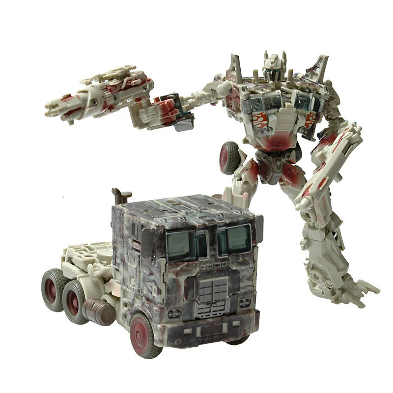 Такара TOMY трансформация битва поврежденный Оптимус Прайм 18 см фигурка деформация робот Детский подарок игрушки
