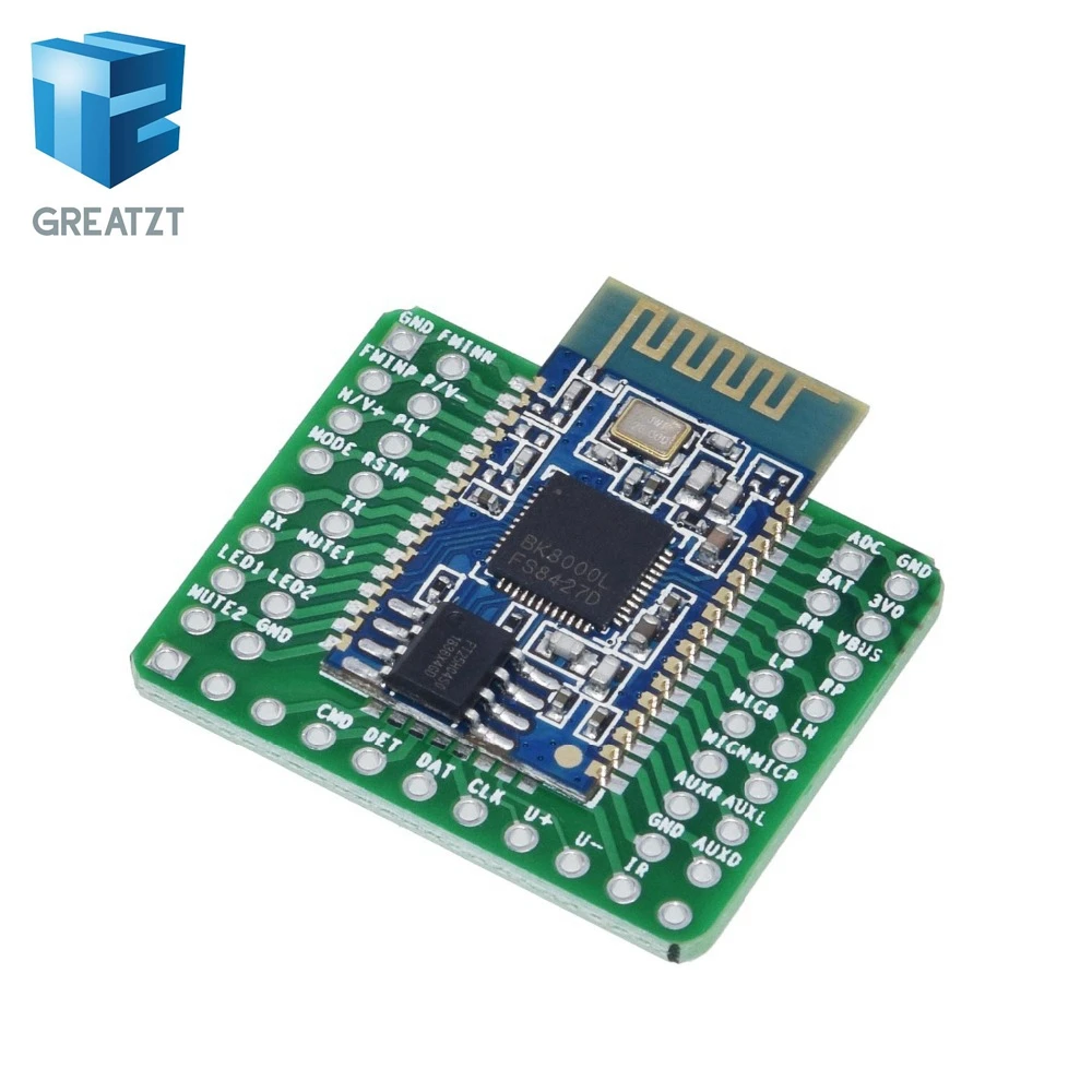 1 Set GREATZT 1 шт. Bluetooth стерео аудио модуль передачи BK8000L AT команды SPP Bluetooth динамик усилитель DIY - Цвет: 1 Set