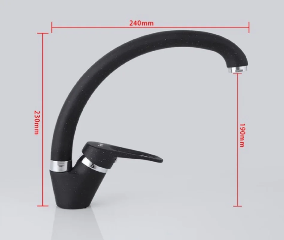 

Brass 5 color Kitchen sink faucet Mixer Cold And Hot Single Handle Swivel Spout Kitchen Water Sink Mixer Tap Faucets