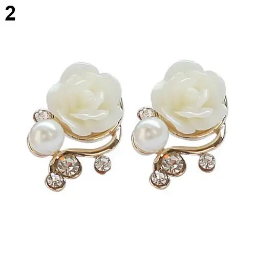 Женские серьги-гвоздики с искусственным жемчугом 1 пара | Украшения и аксессуары