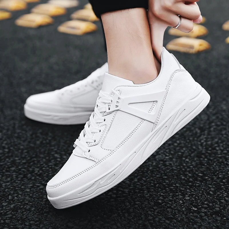 

New Fall/Winter Men Casual Shoes Fashion New White Sneakers Men Shoes Comfort Chunky Sneakers Men's Shoes Trainers Joker simple