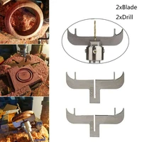 4pcs wood cutter bracelet milling cutter router bit woodworking beads drill tool for making napkin rings and jewellery