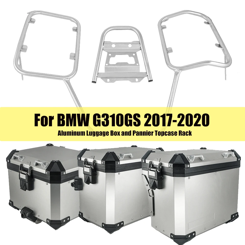 Для BMW G310GS G 310 G310 GS 2017 2018 2019 2020 мотоцикл Алюминий Чемодан коробка сума корзины Топ