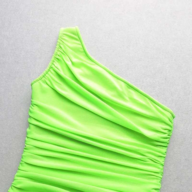 VC Горячее предложение Мода элегантная драпировка Украшенные сексуальное платье