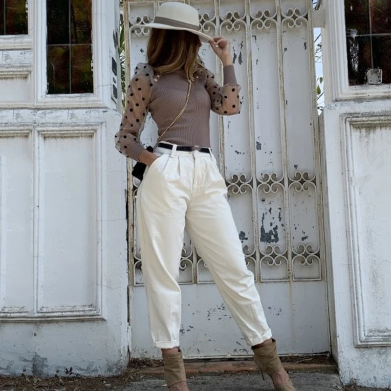 Сексуальная трикотажная футболка Топы сетчатая прозрачная строчка рукав