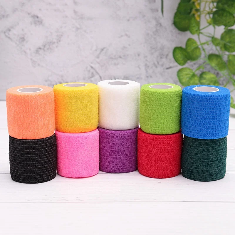 

Self-Adhesive Elastic Bandage Sport Fitness Waterdicht Wrap Spier Tapes Medische Tape Elastische Zelfklevende