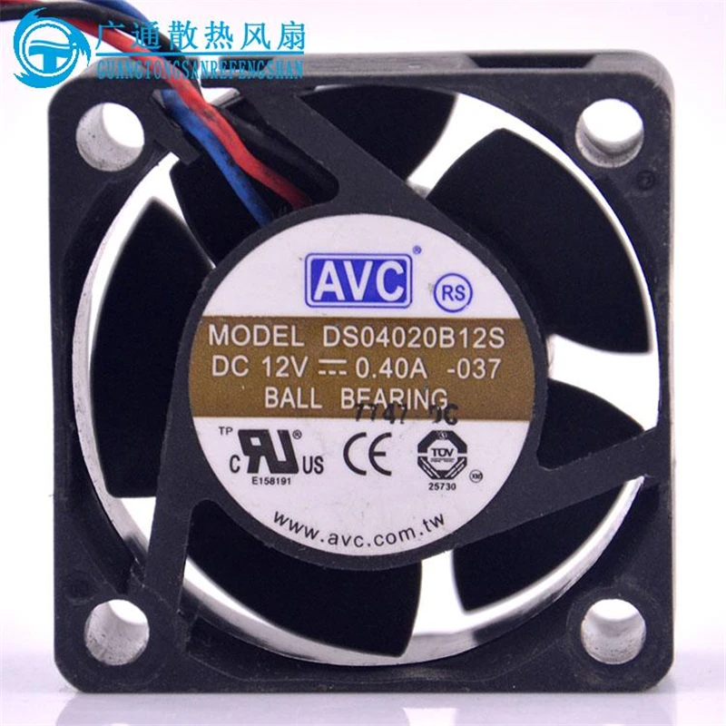 DS04020B12S новый оригинальный 4020 12V 0.40A 4 см большой объем воздуха Вентилятор