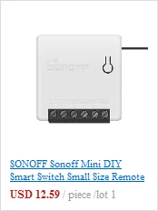 Интеллектуальный выключатель света SONOFF RM433 8-кнопка таможенного контроля мгц радиочастотный пульт дистанционного управления с SONOFF iFAN03 РЧ пульт дистанционного управления Переключатель вентилятора