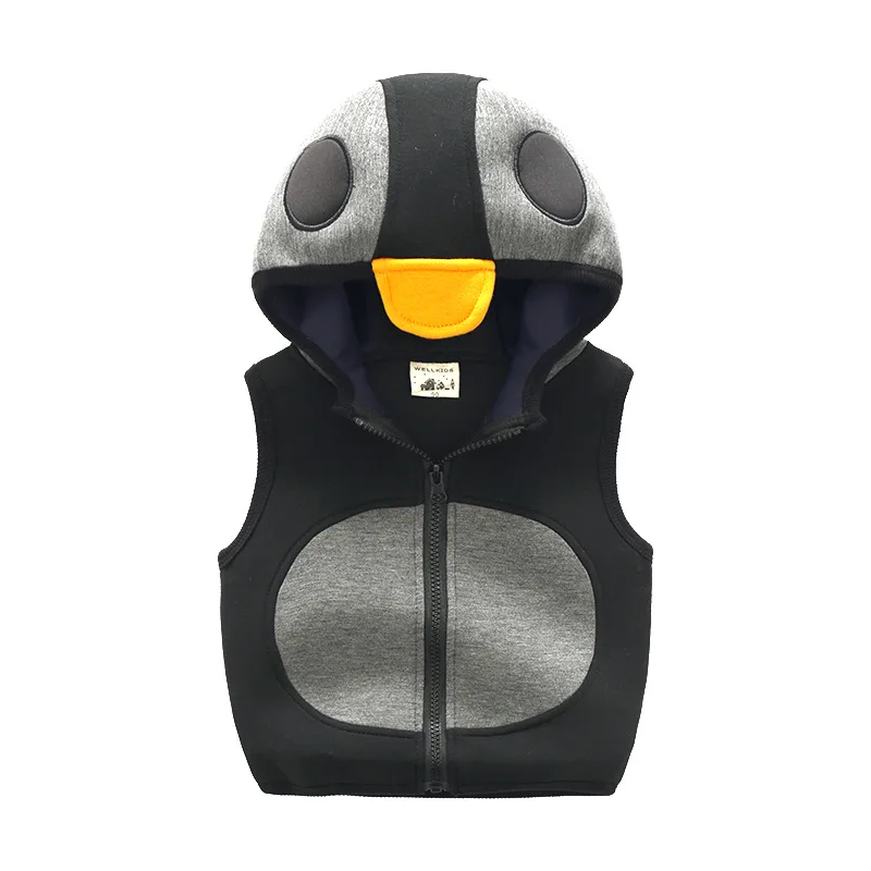 

Детская одежда, осенний Новый жилет для маленьких мальчиков, Повседневный хлопковый жилет с мультяшным рисунком, модный жилет для маленьки...